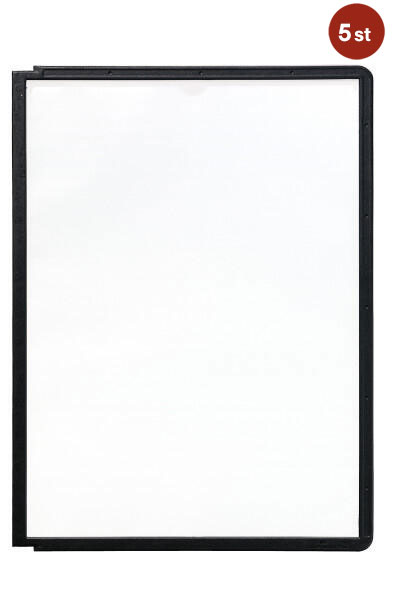 Blädderficka Sherpa Panel Svart A4