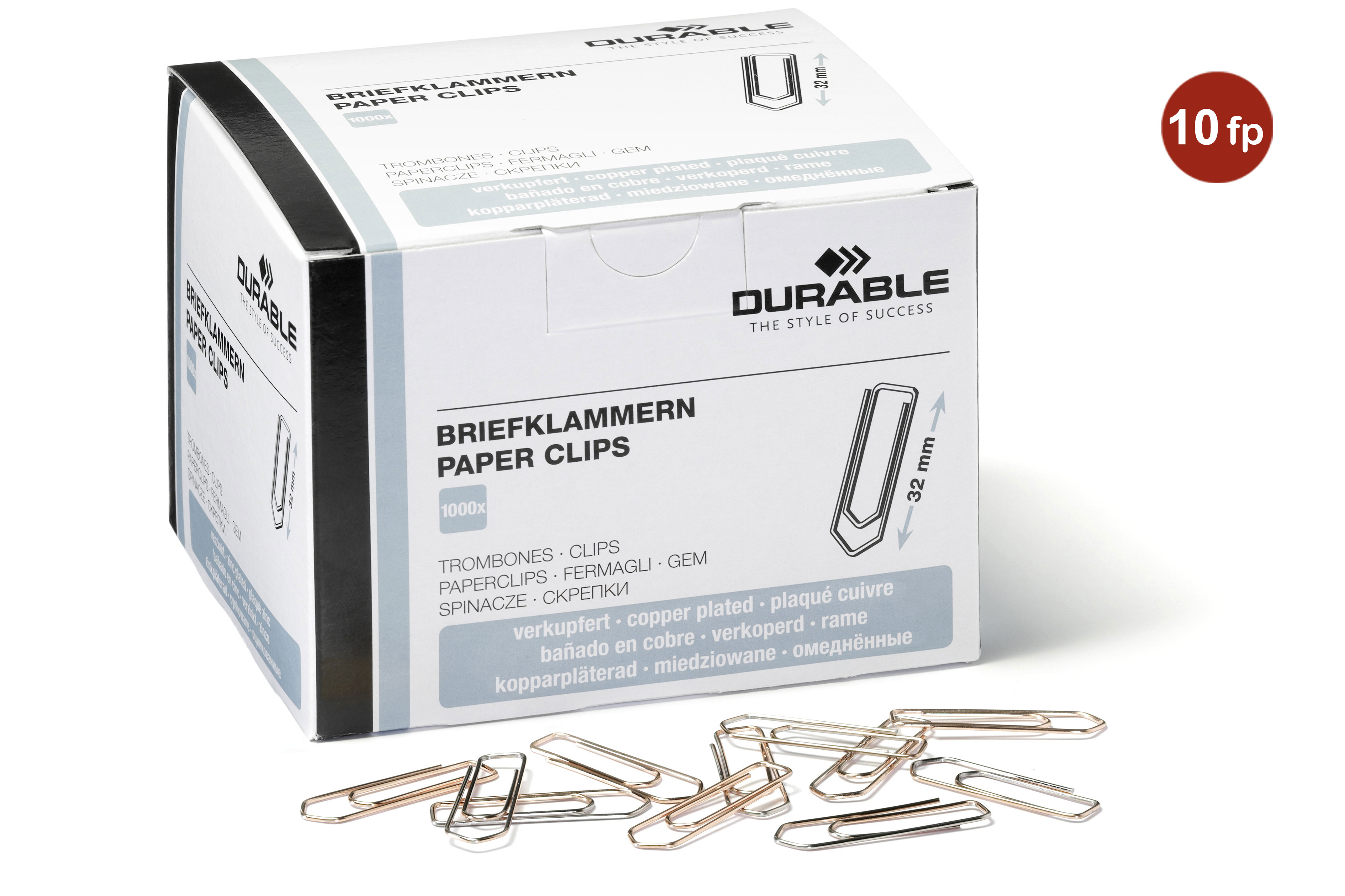 Gem Durable Förzinkade 32mm 1000st