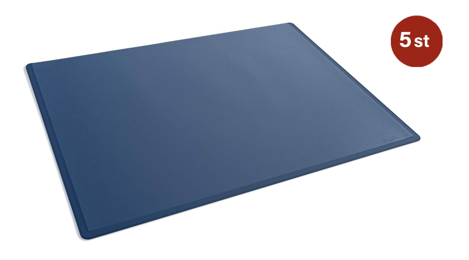 Skrivunderlägg Durable Mörkblå med Transparent Klaff PP 65x50cm
