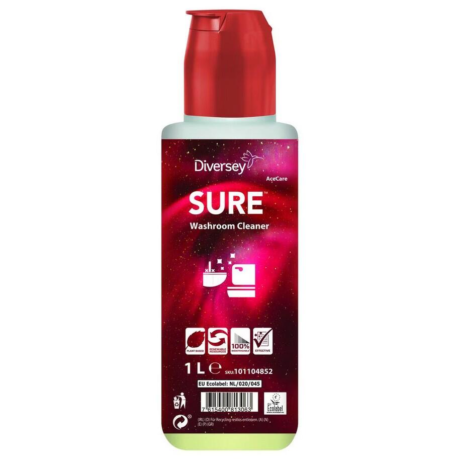 Sanitetsrent Diversey Sure Washroom Cleaner AC 1L