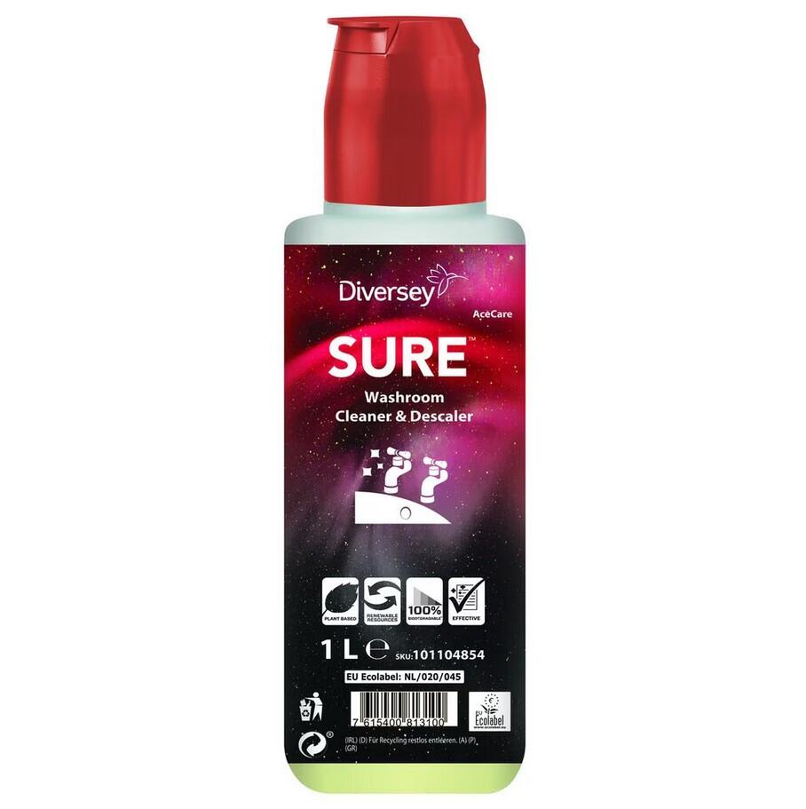 Avkalkningsmedel Diversey Sure Washroom Cleaner & Descaler AC 1L