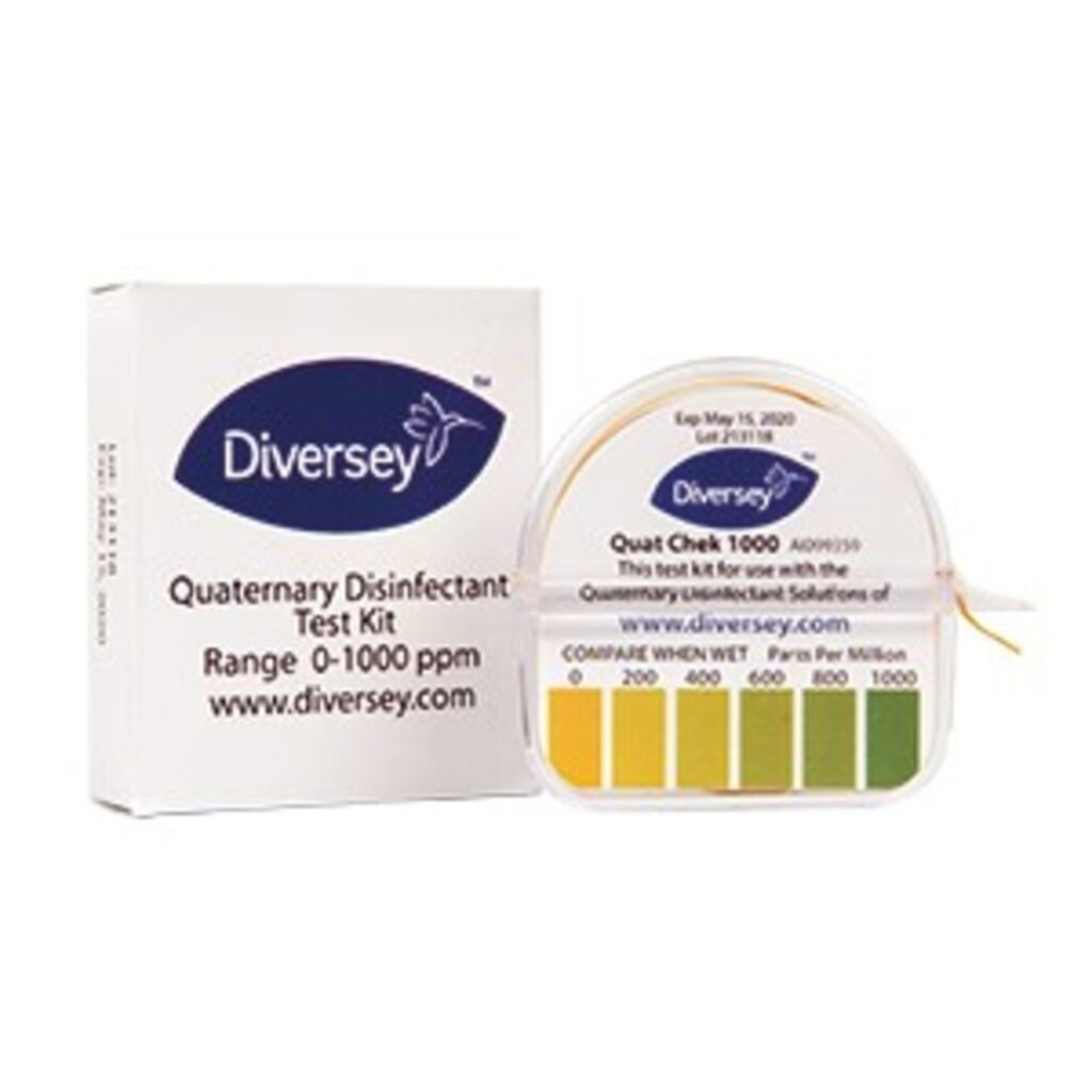 Testkit Diversey Quat Chek 0-1000 ppm
