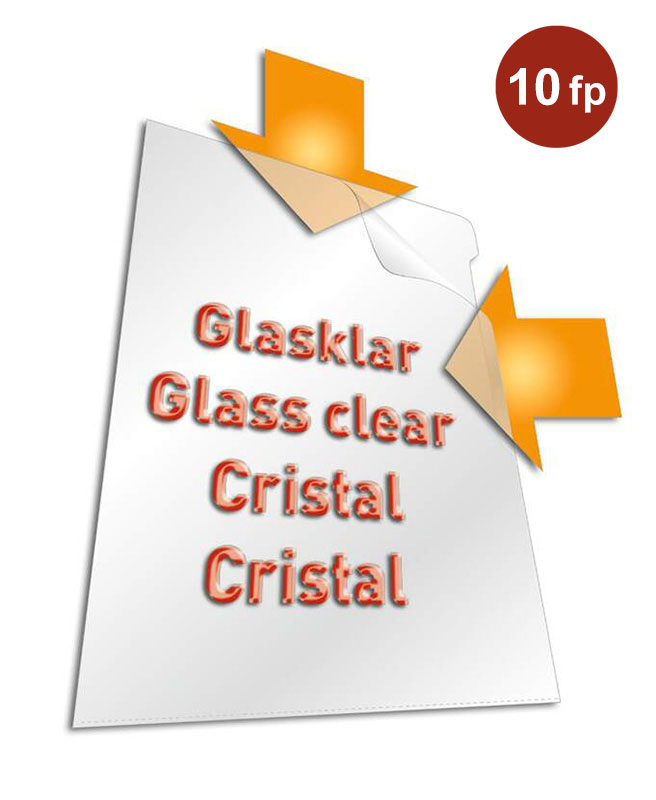 Plastmapp Durable Standard Glasklar PP A4 10st