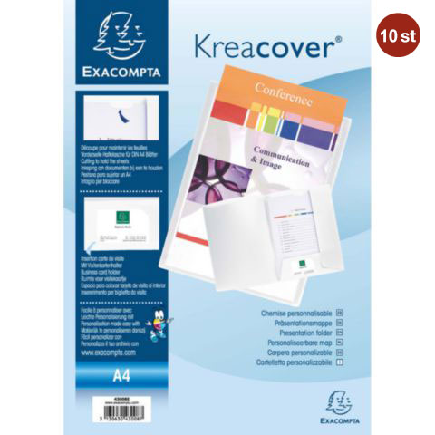 Projektmapp Exacompta PP Vit A4