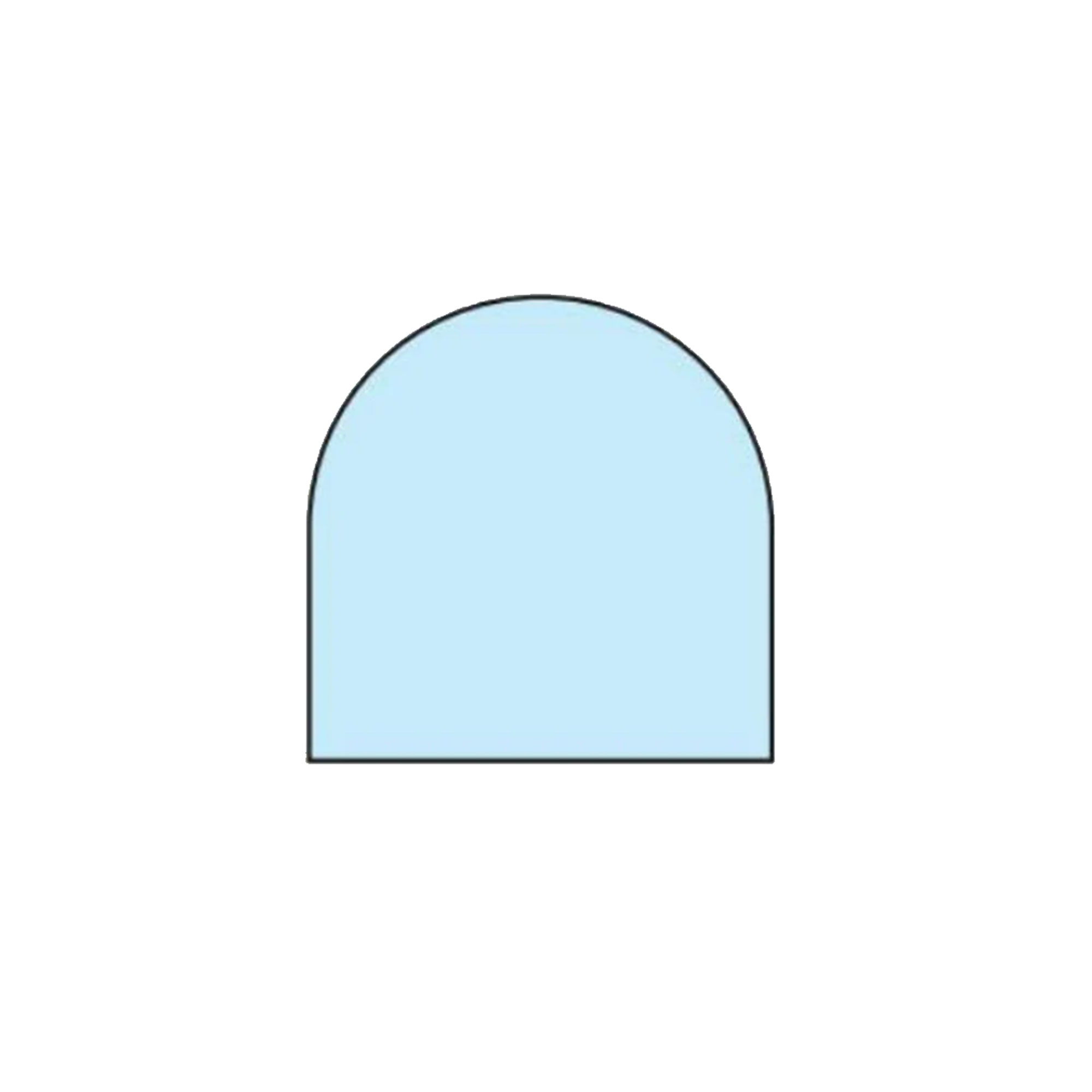 Plåtskiva Kaminex Hörnmodell Svart 2 mm