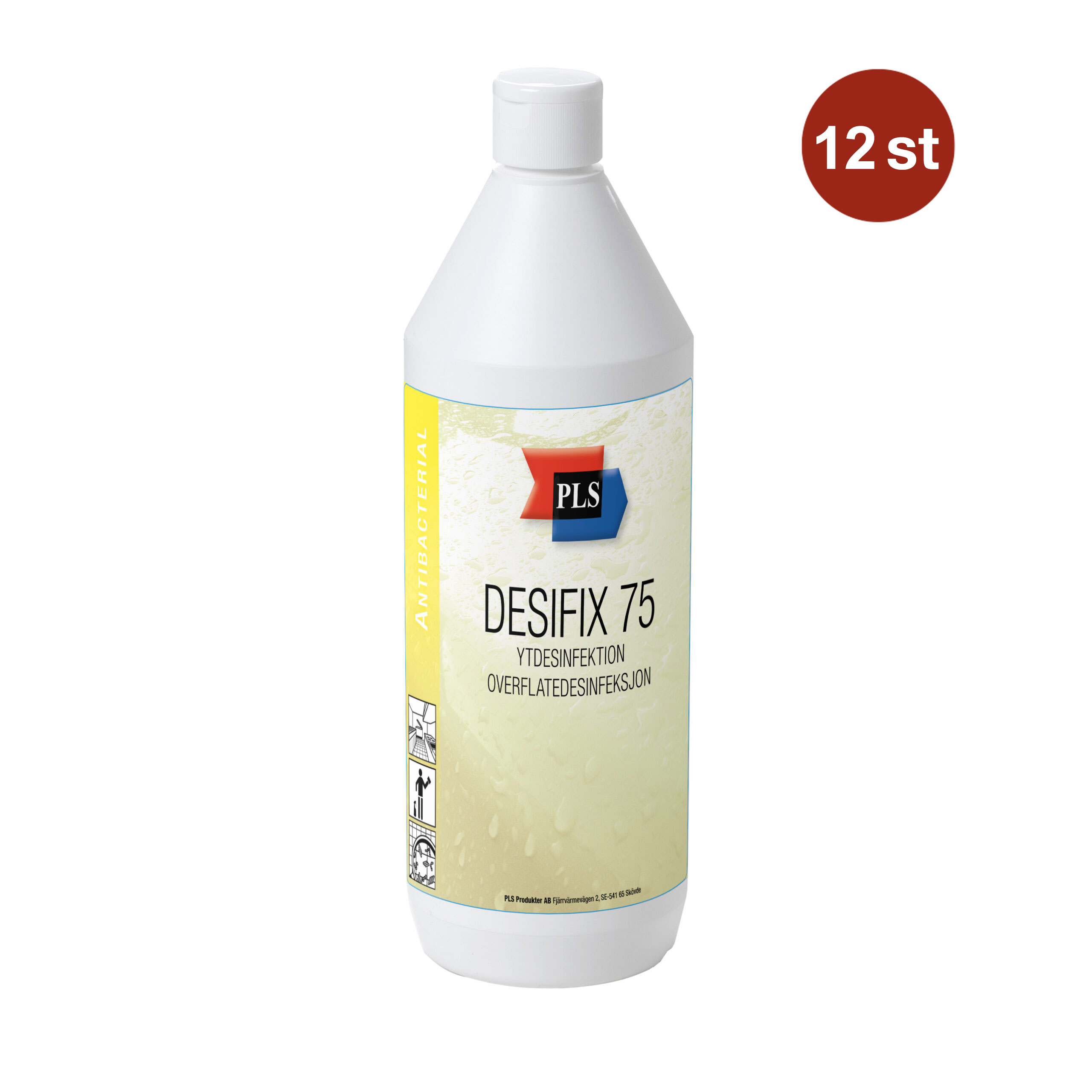 Ytdesinfektion PLS Desifix 75% 1L