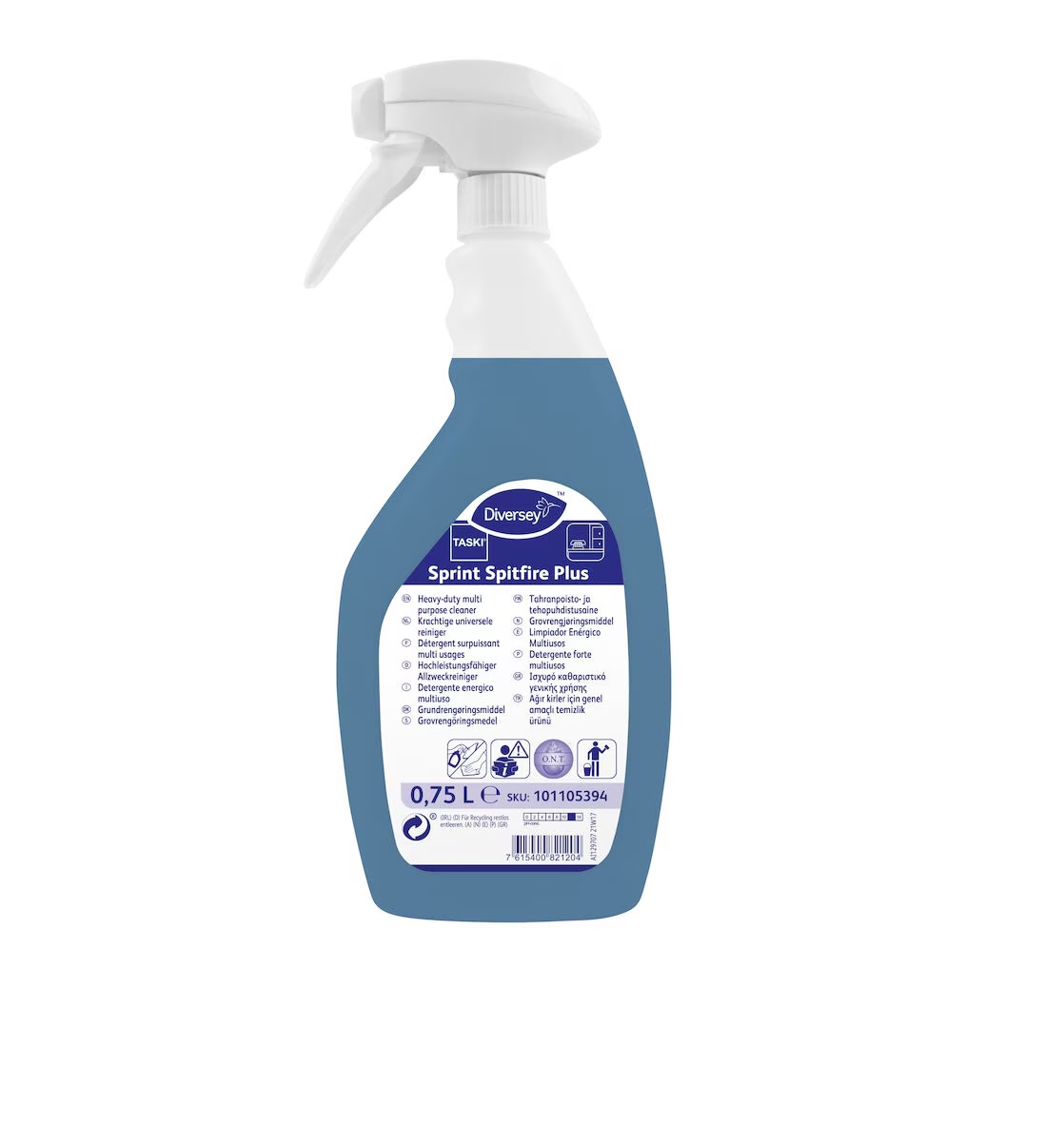 Grovrengöringsmedel Diversey Taski Sprint Spitfire Plus 750ml