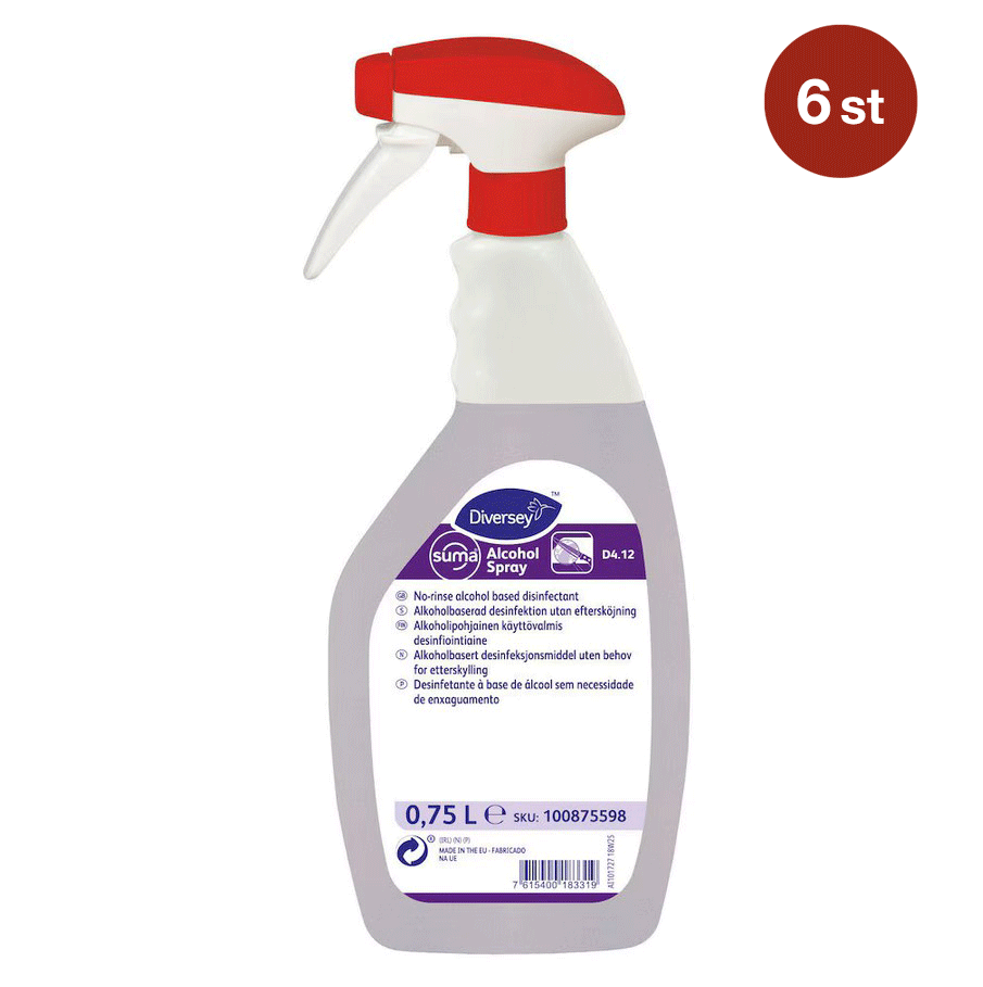 Ytdesinfektion Diversey Suma Alcohol Spray D4.12 750ml