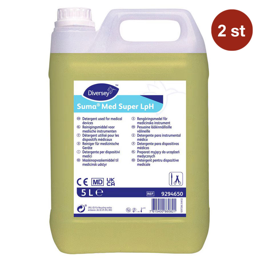 Rengöringsmedel Diversey Suma Med Super LpH 5L
