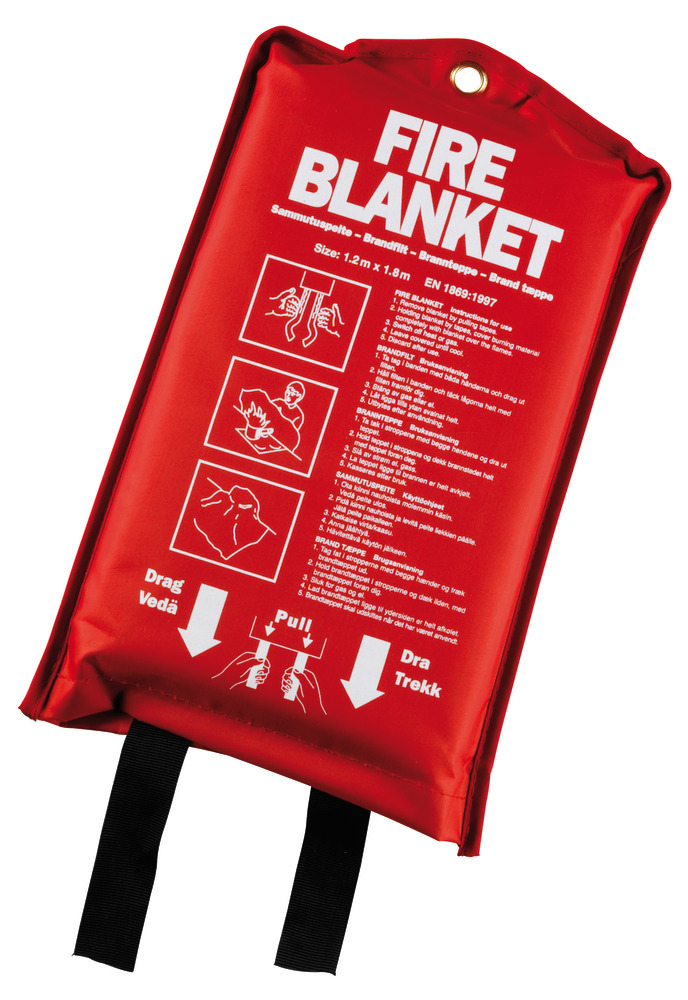 Brandfilt Worksafe Röd 120x180cm