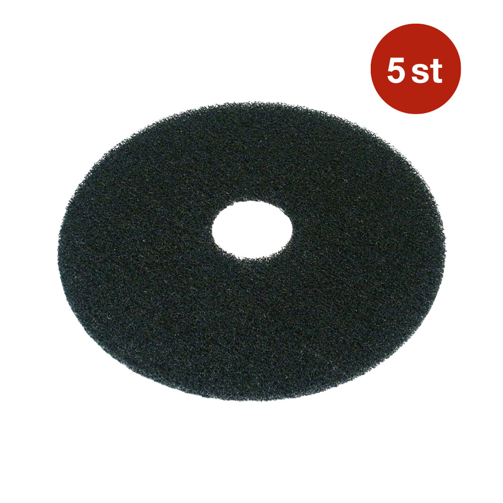 Golvvårdsrondell 3M High-Pro Svart 16 Inch