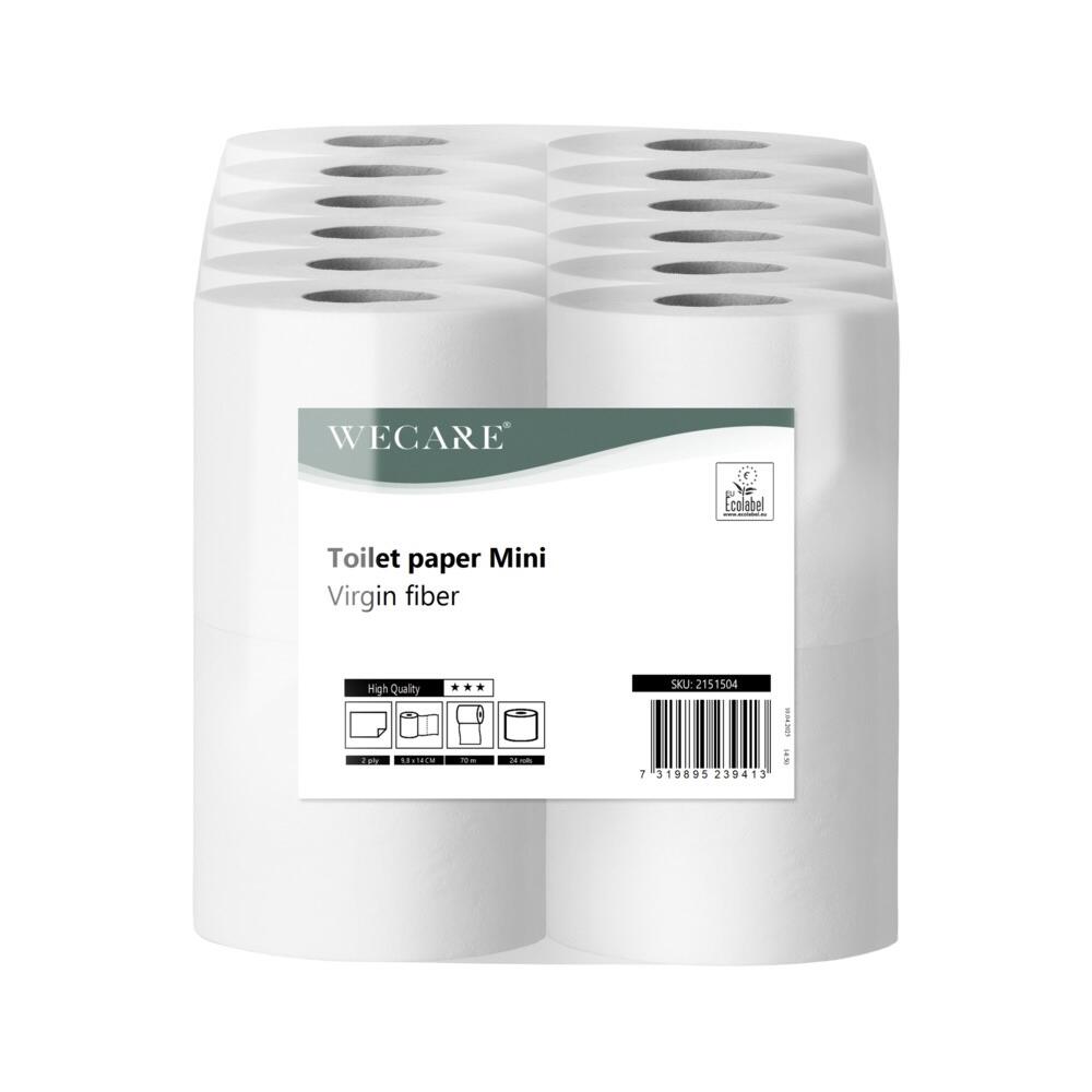 Toalettpapper WeCare High Mini 2 lager 24rl