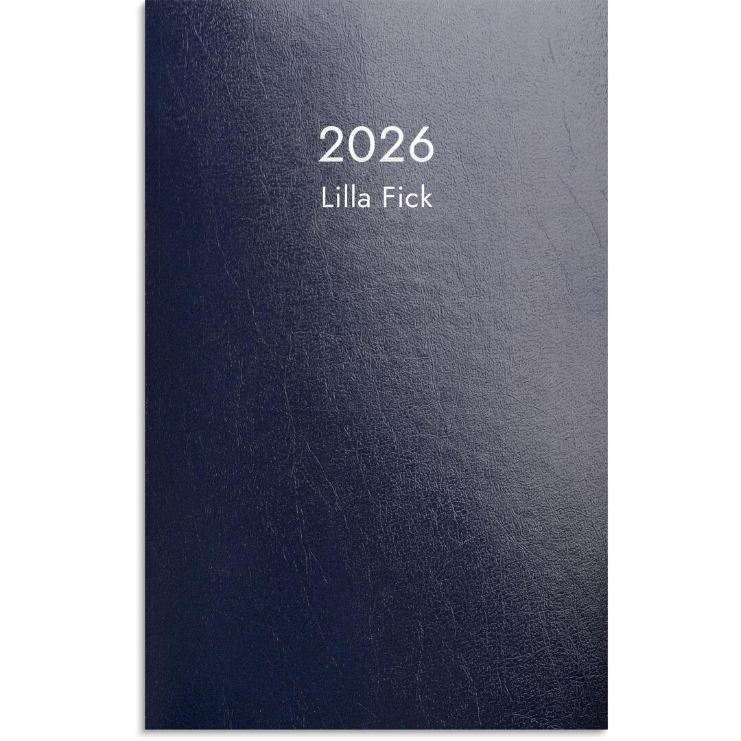 Fickkalender Burde Lilla Kartong Blå 2026