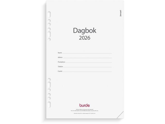Dagbok Burde Business Kalendersats 2026