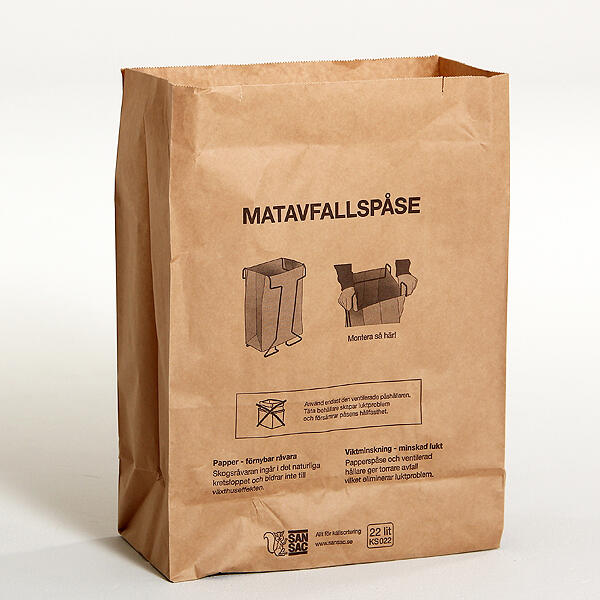 Matavfallspåse Jonsac Papper 32x43x16cm 22L 100st