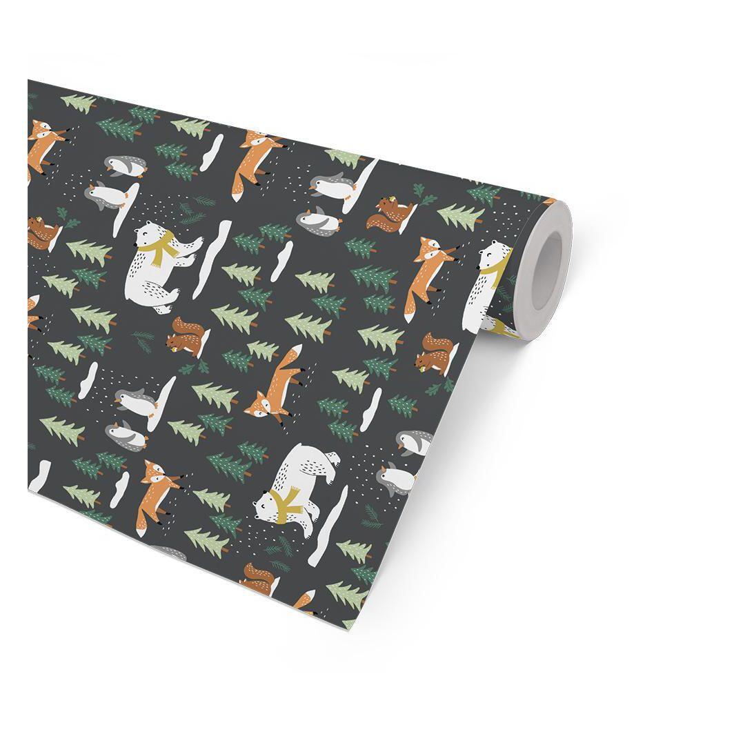 Julpapper Hedlunds Winter Wood 57cmx154m