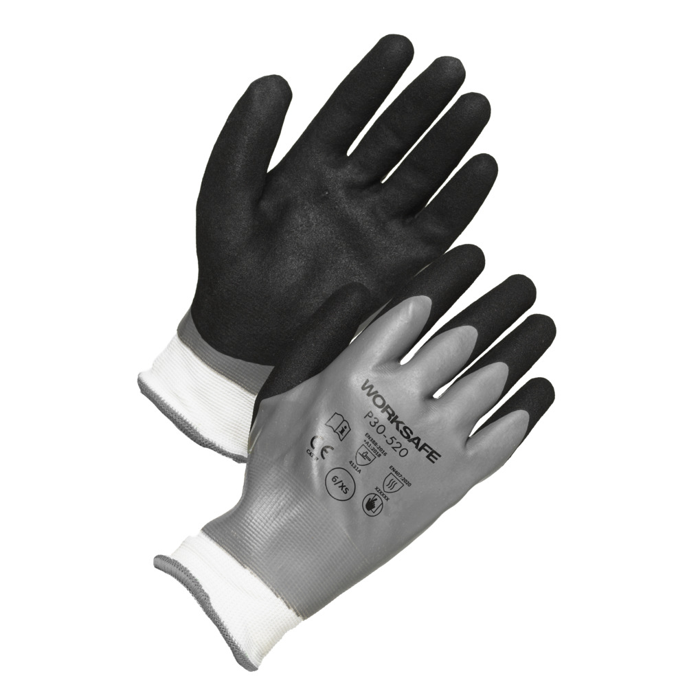 Nitrilbelagd handske Worksafe P30-520 PU-belagd 10
