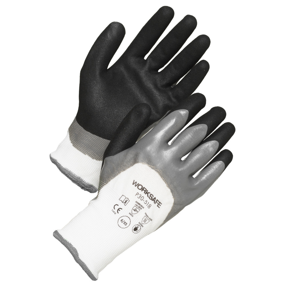 Nitrilbelagd handske Worksafe P30-518 PU-belagd 10
