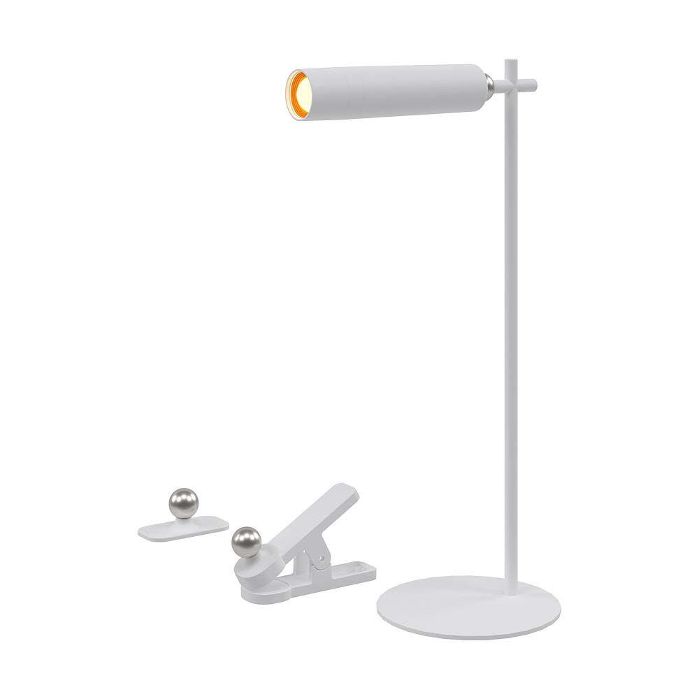 Bordslampa V-TAC 3W LED Magnetic 4000K Vit Body