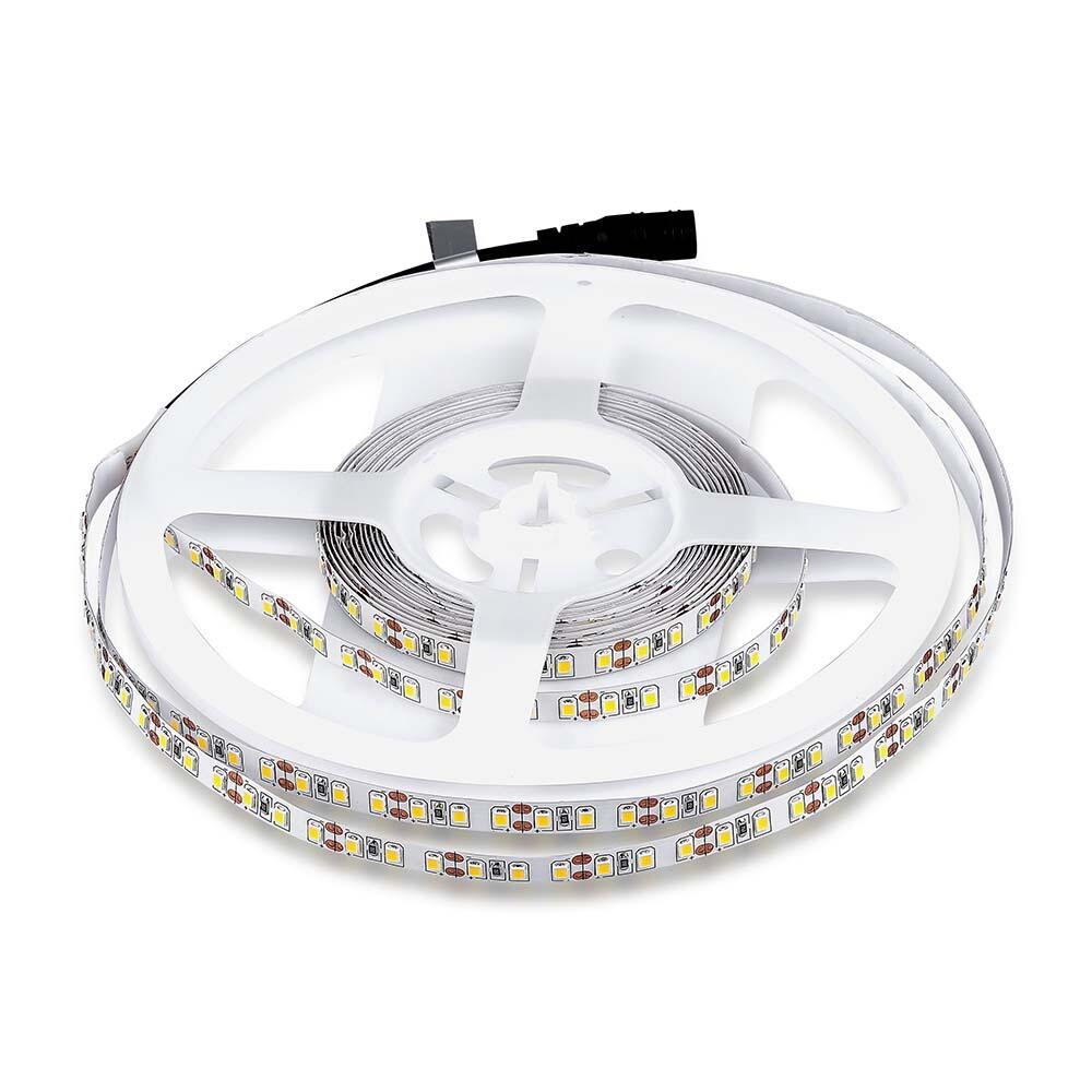 LED-Lister V-TAC 3528 120 8W/M 6500K IP20 5M/Rulle