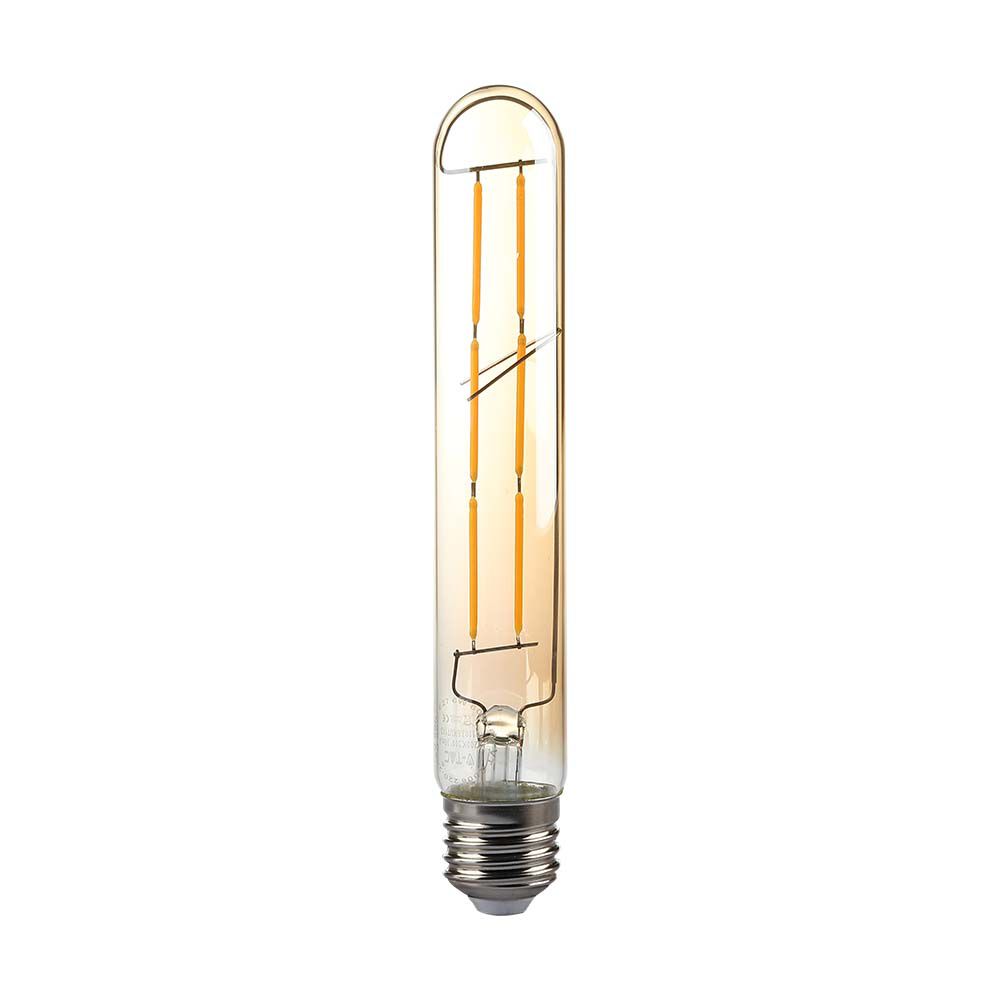 Filamentlampa V-TAC 6W E27 T30 LED Amber Glas 2200K