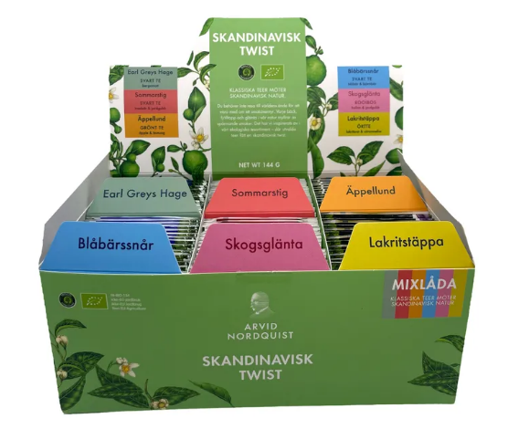Te Arvid Nordquist Skandinavisk Twist Mixlåda 90st