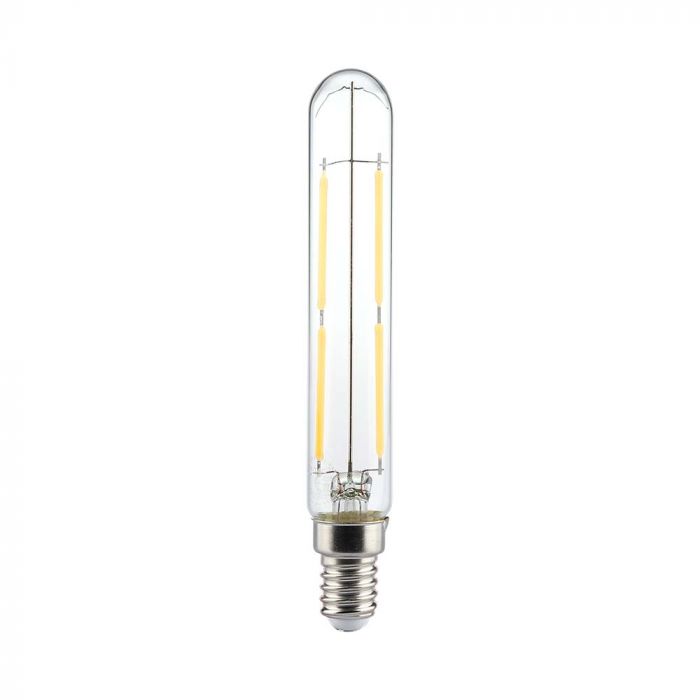 Filamentlampa V-TAC 4W T20 LED Klar Glas 6500K E14