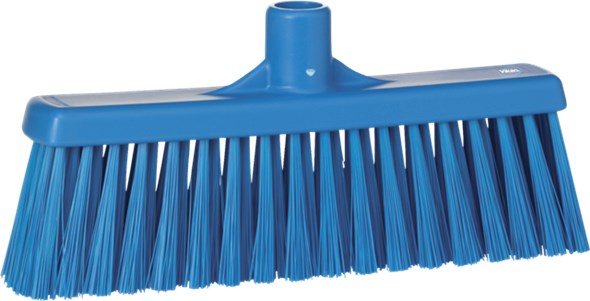 Borste Vikan med Rakt Fäste Medium Blå 31cm