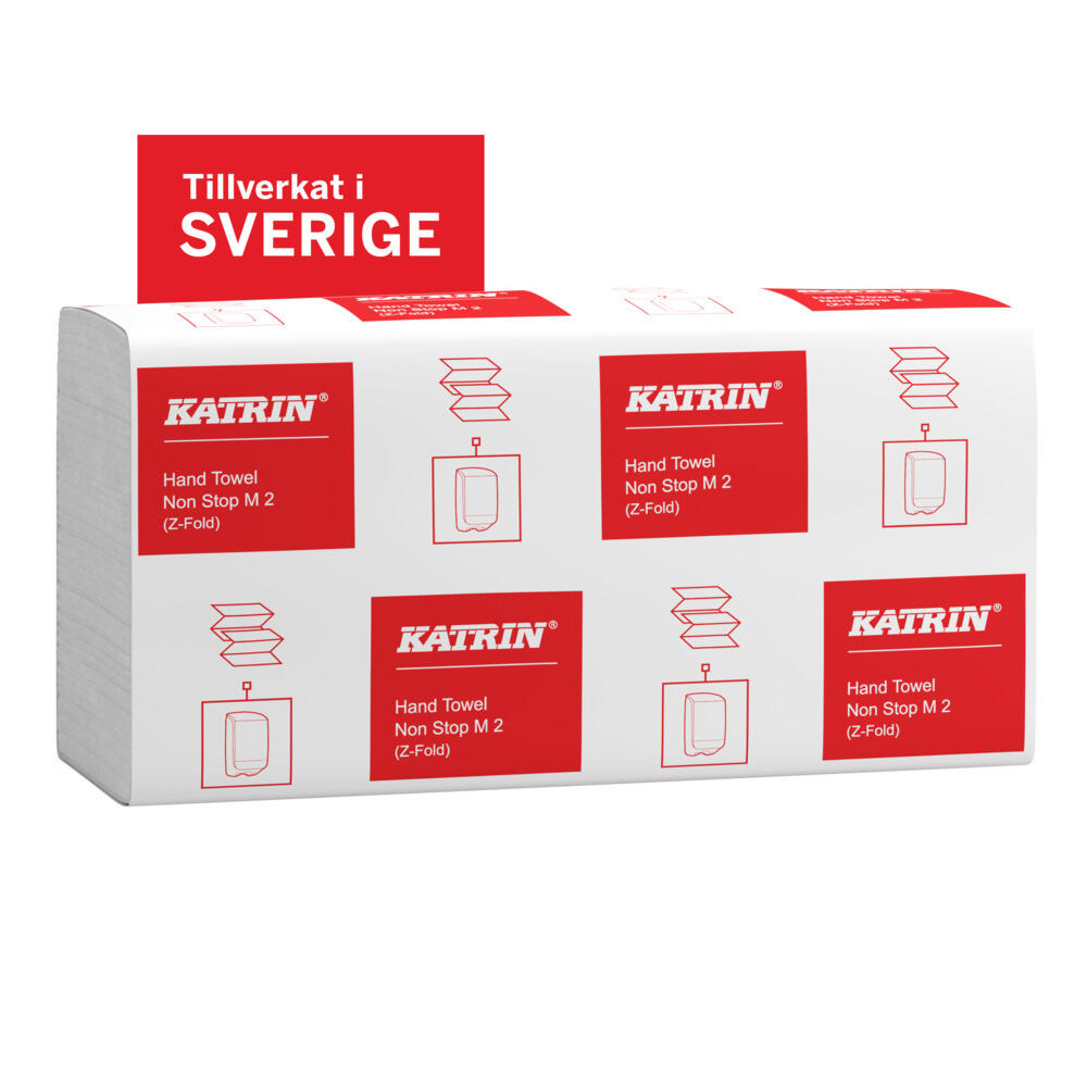 Pappershandduk Katrin Non Stop M2 2-lag Z-Vikt 15fp