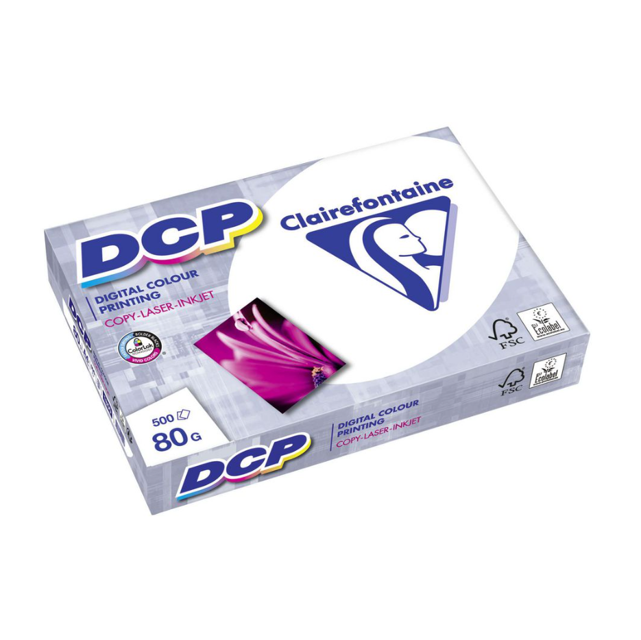 Kopieringspapper Clairefontaine DCP 1800 oh A4 80g 500st