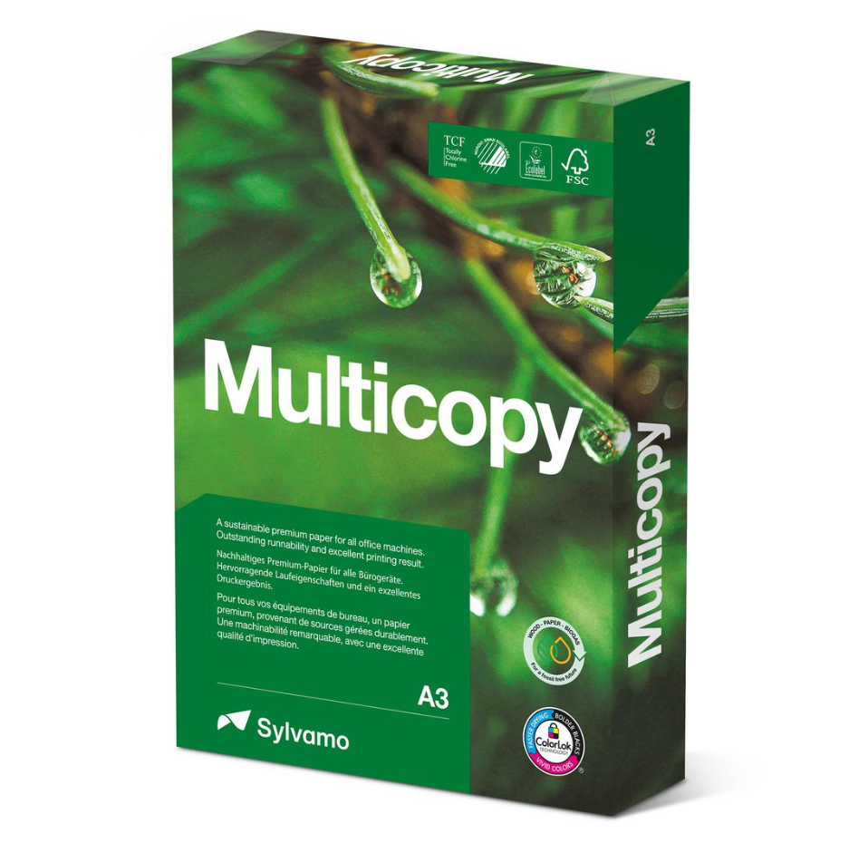 Kopieringspapper Multicopy oh A3 115g 400st