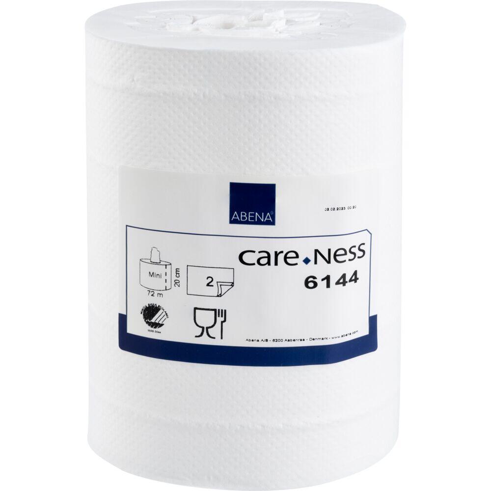 Handtorkrulle Abena Care-Ness Excellent Mini Utan Hylsa 2-Lag Vit 72m 12rl