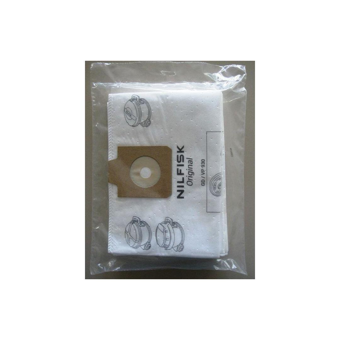 Dammsugarpåse Nilfisk till VP/GD930 5st