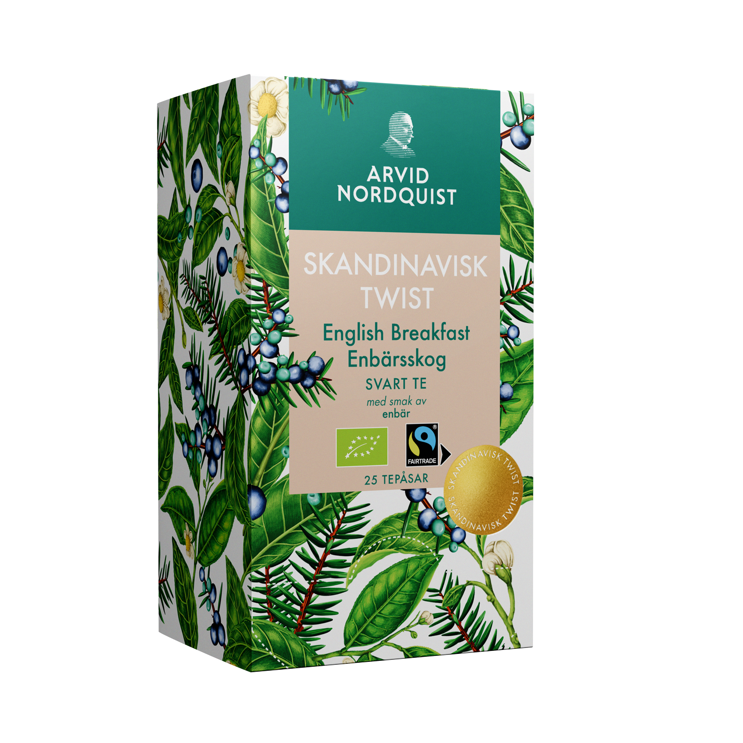 Te Arvid Nordquist Svart English Breakfast Enbärsskog 25st