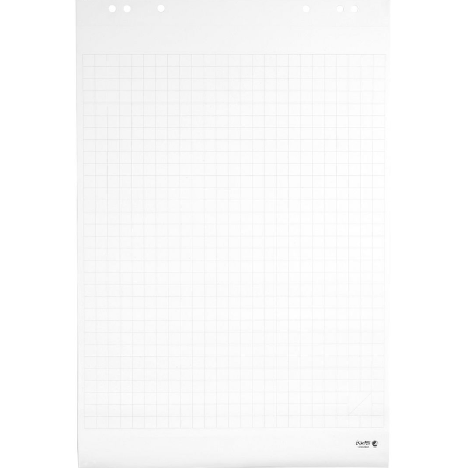 Blädderblock Bantex Rutat 65x98cm 5st
