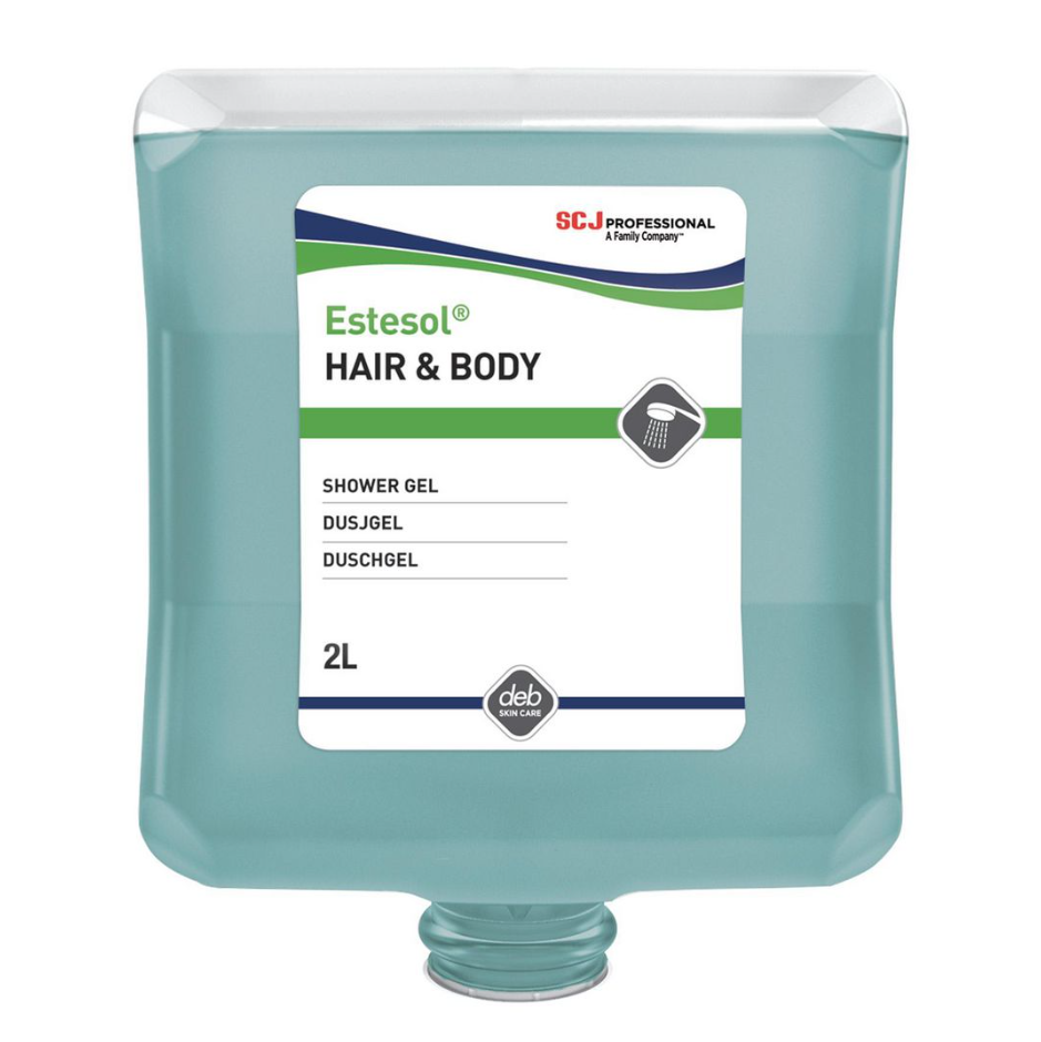 Dispenser Duschtvål Deb Estesol Hair & Body Wash Patron 2L