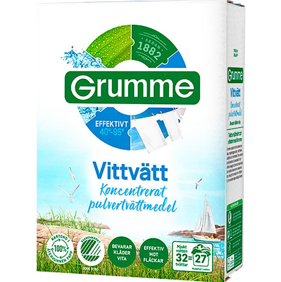 Tvättmedel Grumme Vittvätt 1.12kg