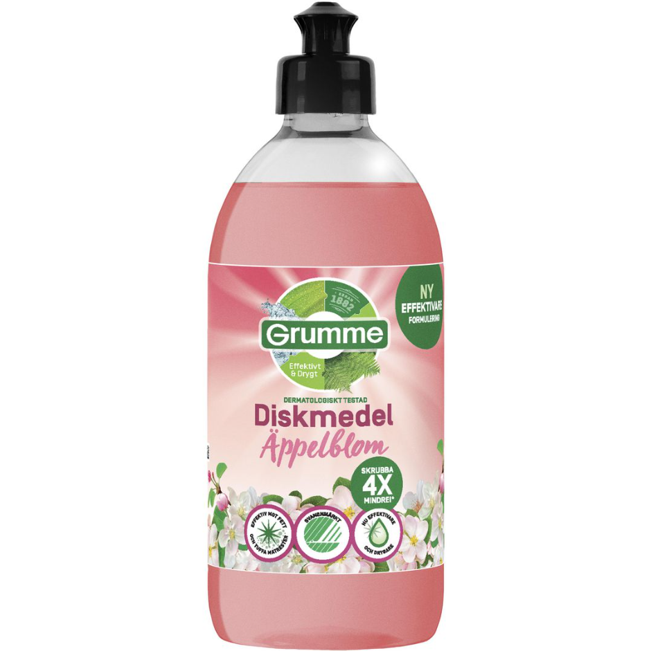 Diskmedel Grumme Äppelblom 500ml