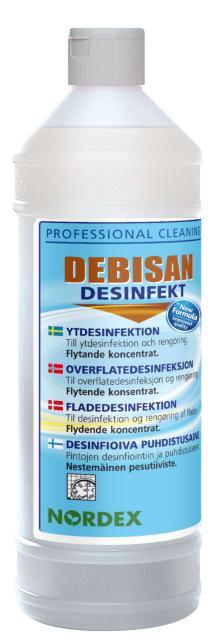 Desinfektionsmedel Nordex Debisan Klar 1L