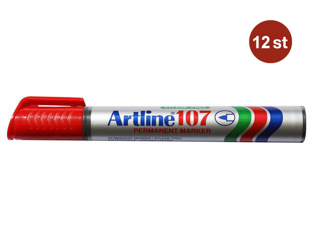 Märkpenna Artline Rund 107 Röd