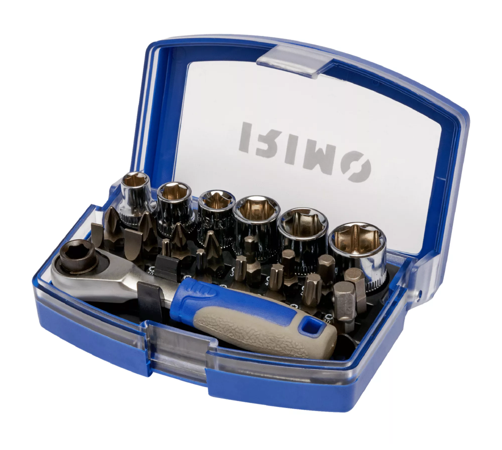 Hyls- och bitssats Irimo 1/4" 23 Delar