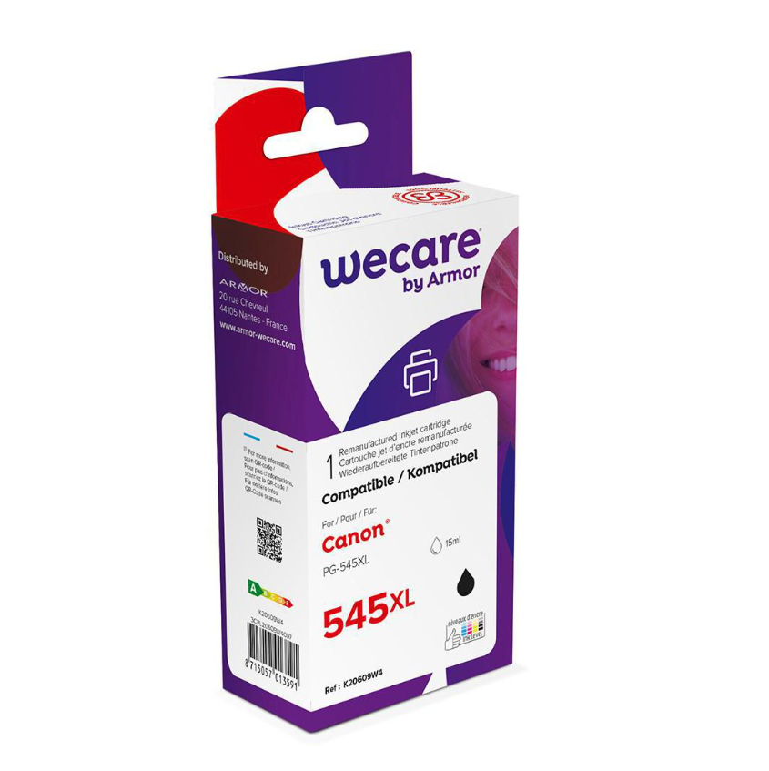 Bläckpatroner Wecare Canon PG-545XL Svart