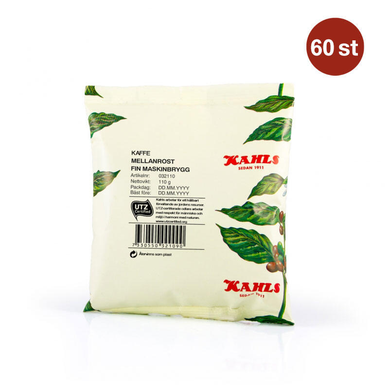 Kaffe Kahls Malt Mellanrost Fin Maskinbrygg RFA SG 110g 60st