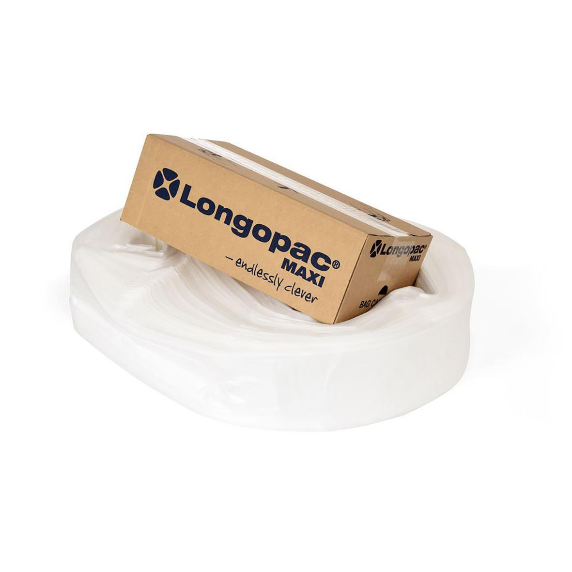 Sopsäcksslang Longopac Maxi Standard Perf Transparent 110m