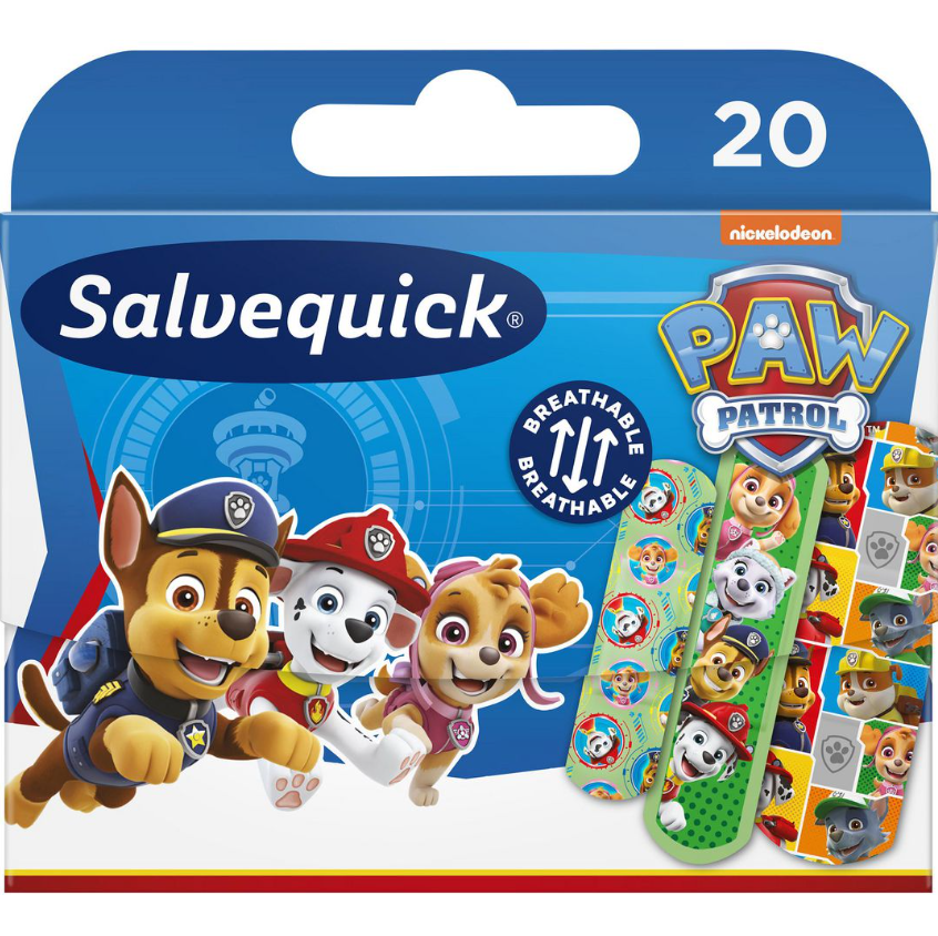 Plåster Salvequick Paw Patrol 20st