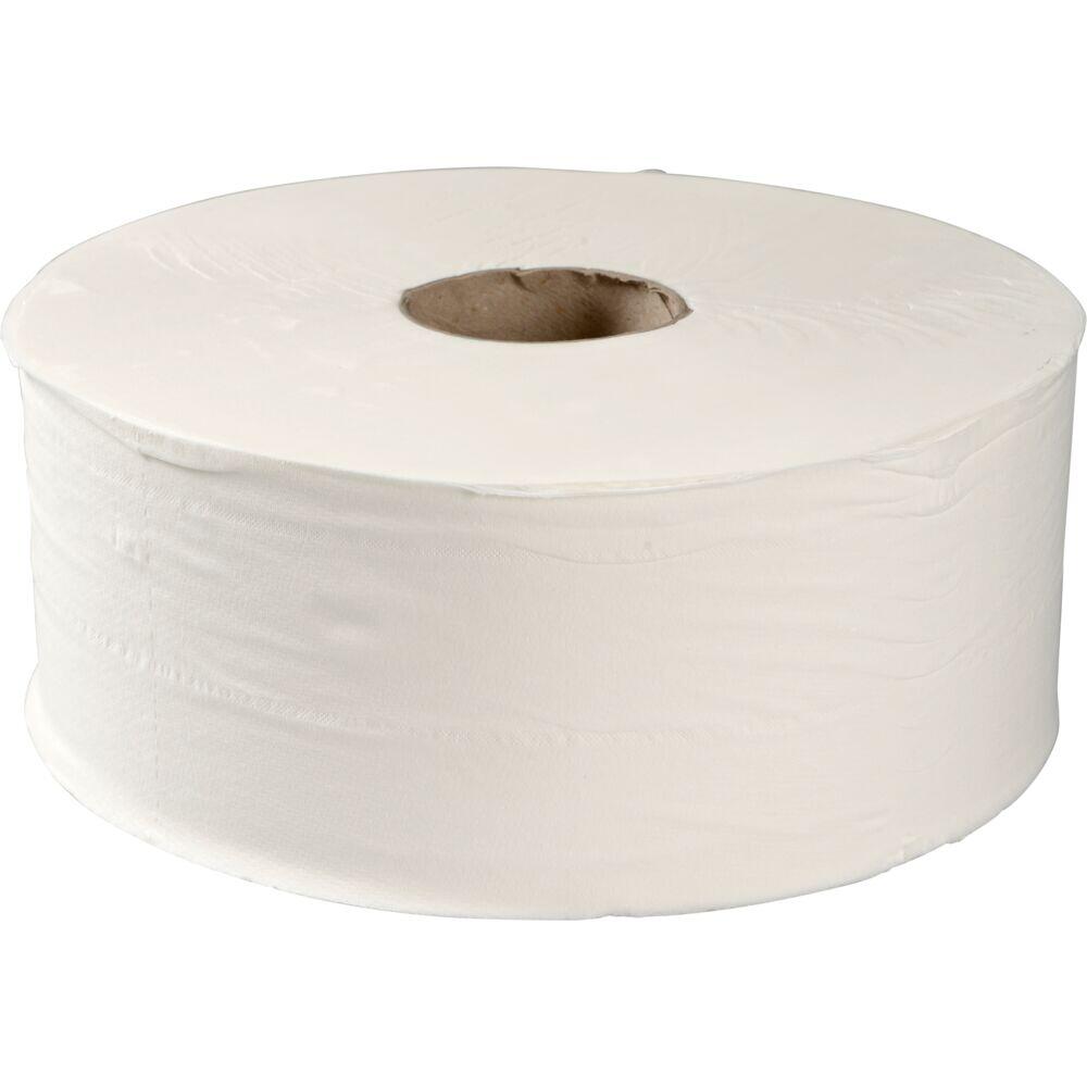 Toalettpapper Abena Care-Ness Excellent Minus Jumbo Midi 2-lags Vit 300m 8rl