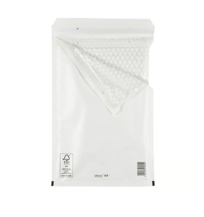 Bubbelpåse Mail Lite H5 Vit 270x360mm 10st