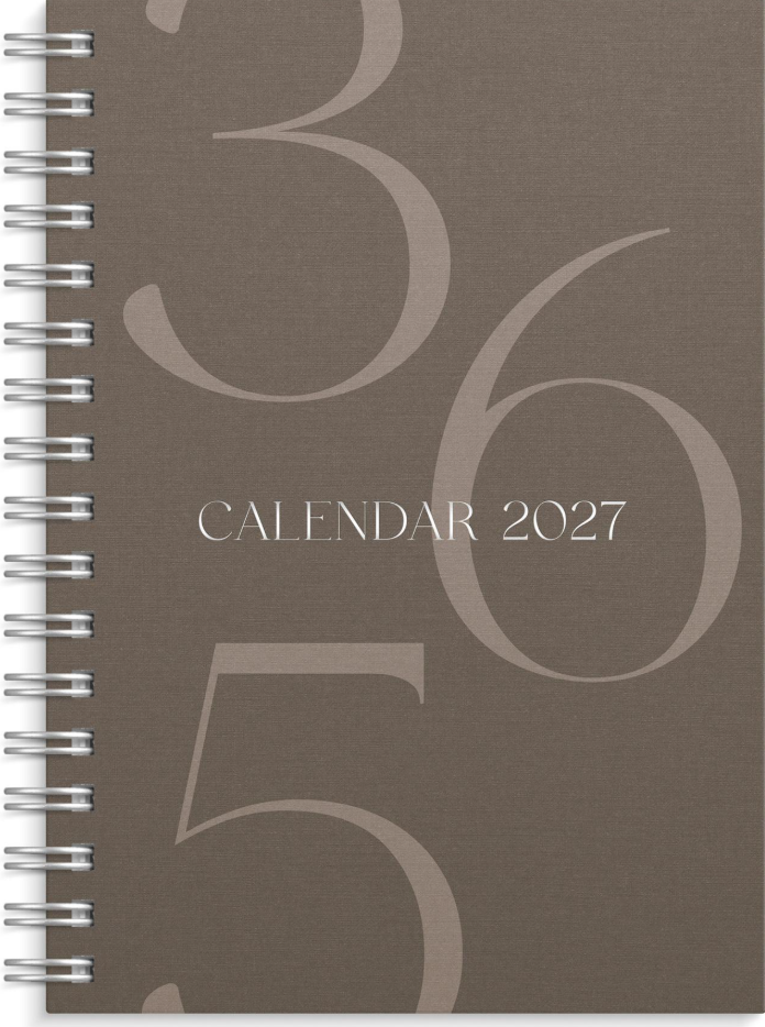 Almanacka Burde 5450 Weekly Story Brun 2027 A6