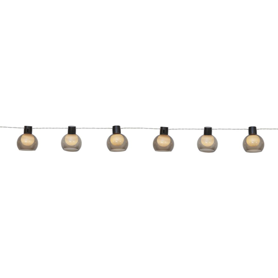 Ljusslinga Star Trading Solcell Smoky LED Svart 2.7m