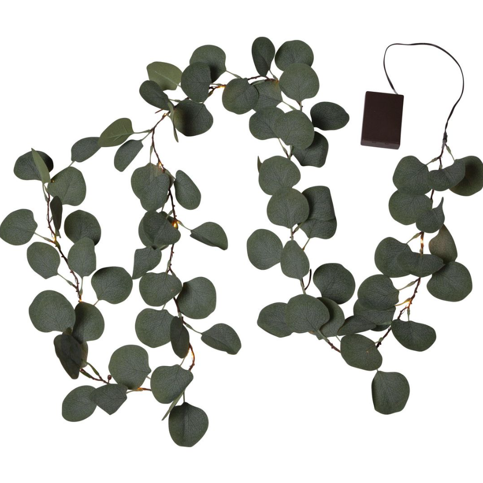 Ljusslinga Star Trading Eucalyptus Timer 180cm